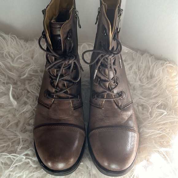 Women’s Sirkka Sean leather ankle boots by top brand BUSSOLA Size 39 - Picture 2 of 11